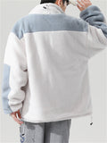 Male Newest Splice Lamb Cashmere Cozy Cotton Coats