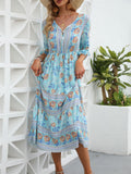 Female Spring Autumn Bohemia Style Dresses