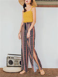 Colorful Long Female Beach Vacation Pants