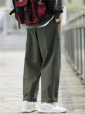 Men's Korean Style Autumn New Cargo Straight Leg Long Pants