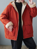 Women's Mid Length Winter Lamb Cashmere Warm Thickened Jackets