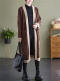 Large Size Autumn Winter Cozy Cardigan Sweater Women's Jackets