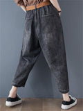 Plus Size Spring Autumn Casual Vogue Long Jeans