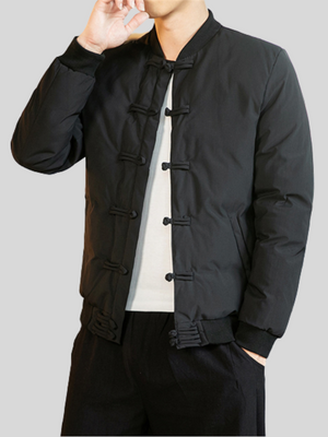 Men's Tang Suit Style Winter Coat