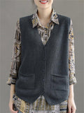 Loose Sweater Sleeveless Trendy Women's Jackets