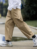 Men's Korean Style Autumn New Cargo Straight Leg Long Pants