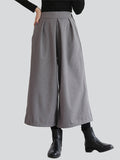 Women's Leisure Pure Color Oversized Wide Leg Pants