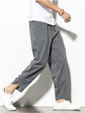 Casual Comfy Striped Linen Pants for Men