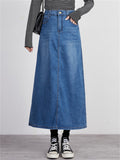 Sliming Korean Style Spring Fall Denim Best Women's Skirts