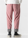 Fashion Cozy Rolled Edge Corduroy Pants for Men