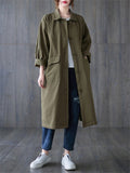 Classical Casual Middle Long Jackets For Women