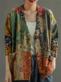 Chinese Style Printing Coat For Women