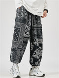Summer Cargo Male Casual Printed Japanese Style Streetwear Pants
