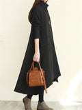 Women's Elegant High Necked Long Sleeve Winter Dress