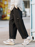 Men's Korean Style Autumn New Cargo Straight Leg Long Pants