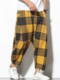 Casual Linen Bloomers Loose Pants