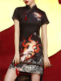 Stylish Slim fit Modern Qipao Dress