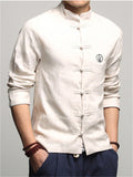 Fashionable Charming Cotton Linen Men's Jackets