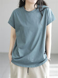 Essential Summer Pullover Simple Daily Wear Shirts For Women