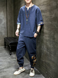 Chinese Style Hanfu Suit Summer Men's Outfits