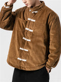 Men's Fashion Warm Corduroy Coat for Winter