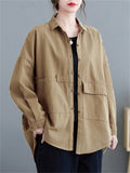 New Autumn Solid Loose Comfy Stylish Women's Jackets