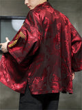 Retro Embroidery Loose Cloak Jackets