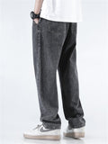 Men's Straight Leg Loose Jeans