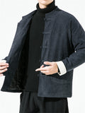 Men's Retro Large Size Thickened Tang Suit Cotton Coat