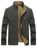 Men's Loose Stand Collar Cool Coats