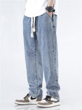 Men's Straight Leg Loose Jeans