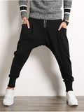 Wide Leg Saggy Loose Men's Pants