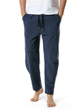 Men's Spring Autumn Lightweight Homewear Linen Pants