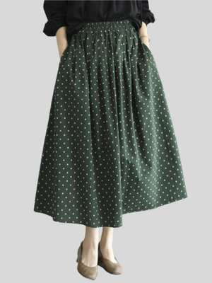 Women's Early Autumn New Arrival Wave Dot Skirt