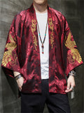 Retro Embroidery Loose Cloak Jackets