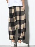 Casual Linen Bloomers Loose Pants