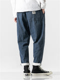 Men's Vintage Chinese Style Loose Jeans