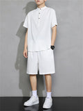 Men's Summer Vintage Cotton Linen Outfits