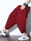 Drawstring Loose Fashion Pants With Pockets