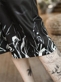 Men Casual Printed 3/4 Sleeve 2-Pieces Outfits