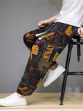 Trendy Patchwork Printed Multicolor Pants