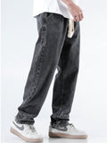 Men's Straight Leg Loose Jeans