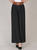 Loose Solid Color High Waist Wide Leg Pants