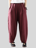 Spring Summer Large-size Retro Women's Harem Pants