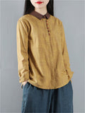 Comfy Simple Cotton Shirts For Lady