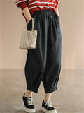 Summer Fall New Casual Loose Solid Pants For Women