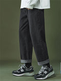 Spring Casual Long Pants Straight Jeans