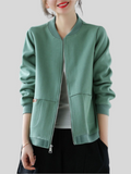 Fashion Zipper Casual Women Jackets