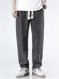 Men's Straight Leg Loose Jeans