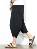 Drawstring Loose Fashion Pants With Pockets